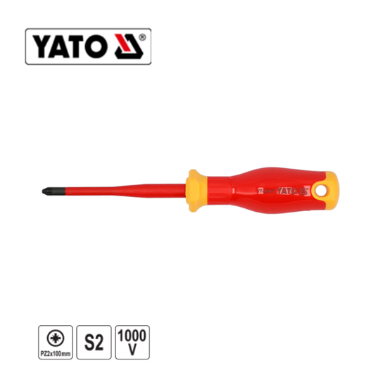 Εικόνα της Yato Κατσαβίδι Ηλεκτρολόγου Extra Slim Pz 2X100 YT-282657