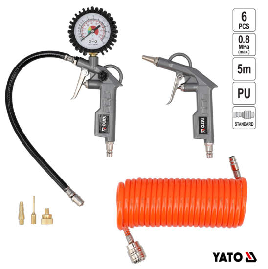 Εικόνα της Yato Σετ Αέρος 6 Τμχ ΥΤ-23780
