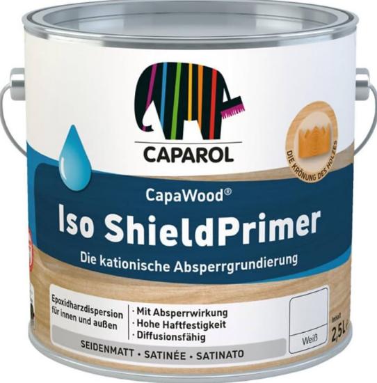 Εικόνα της Caparol Capawood Iso-Shield Primer 2.5L Βελατούρα Νερού Για Ξύλινες Επιφάνειες