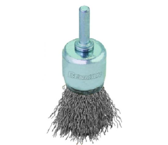 Εικόνα της Benman Συρματόβουρτσα Πινέλο High RPM Φ12mm με Αξονάκι Φ6mm