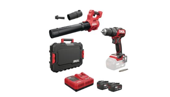 Εικόνα της SKIL 3075 HB & 0331 CA ΣΕΤ Κρουστικό Δραπανοκατσάβιδο Compact XP Pro Series & Φυσητήρας Redline 20V με 2 Μπαταρίες 4.0Ah, Ταχυφορτιστή 6A & Βαλίτσα