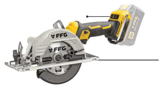 Εικόνα της FFGroup Δισκοπρίονο Μπαταρίας Solo CS 125 18V PRO