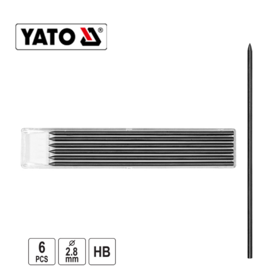 Εικόνα της Yato Μύτες Σετ 6TEM Για Μηχανικό Μολύβι YT-69291