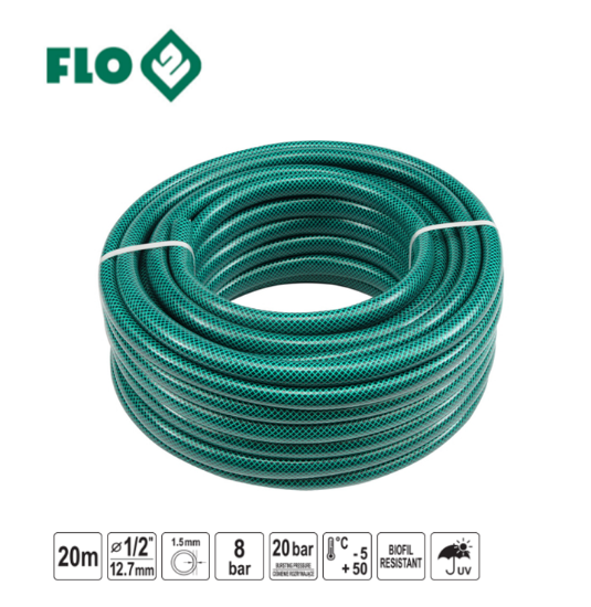 Εικόνα της Flo Λάστιχο Ποτίσματος 1/2-20m 89302