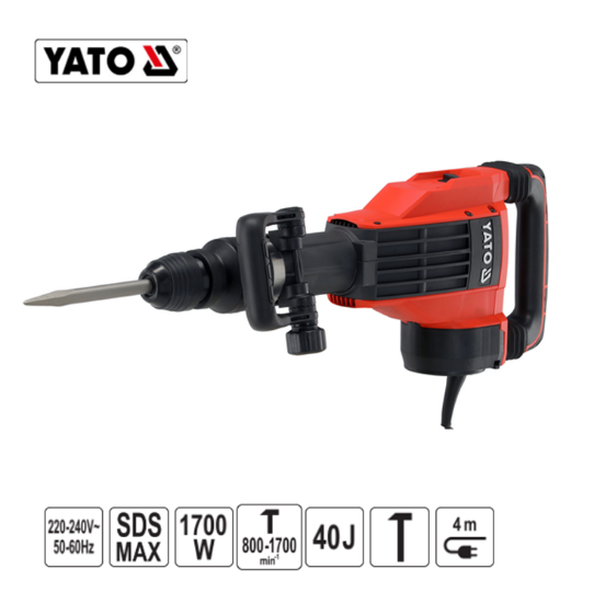 Εικόνα της Yato Πιστολέτο Κατεδαφιστικό 1700W 40J YT-82003