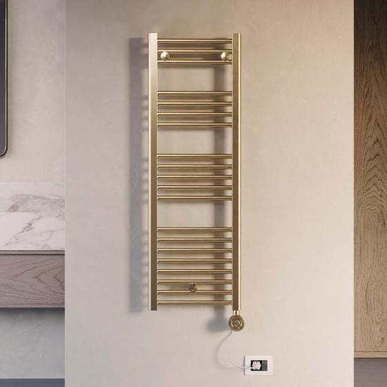 Εικόνα της Lazzarini Σώμα Λουτρού Ηλεκτρικό 1800x600 B-Brass E-Bormio Deco