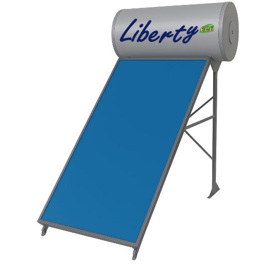 Εικόνα της Liberty Ηλιακός Θερμοσίφωνας Glass Διπλής Ενέργειας SES.200.1.25 1x2,50m2 Ταράτσας Eco