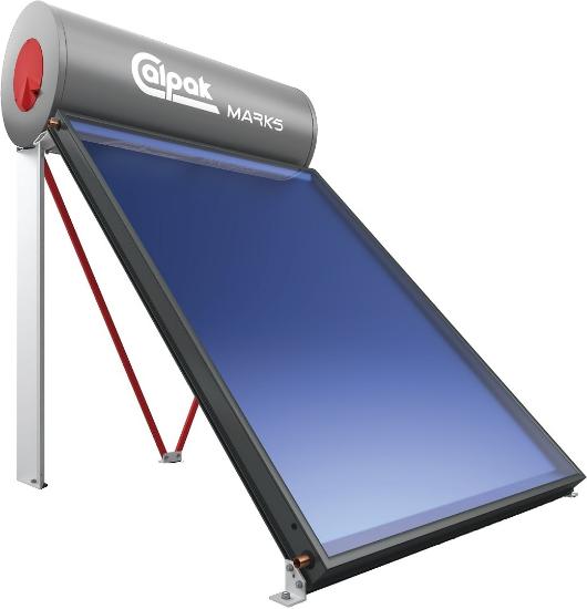 Εικόνα της Calpak Ηλιακός Θερμοσίφωνας Glass Τριπλής Ενέργειας 125L 1x2,10m2 Mark5